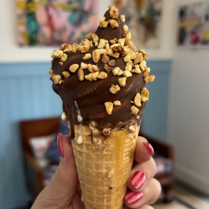 Chocolate Dip, Add Chopped Peanuts at No Charge!